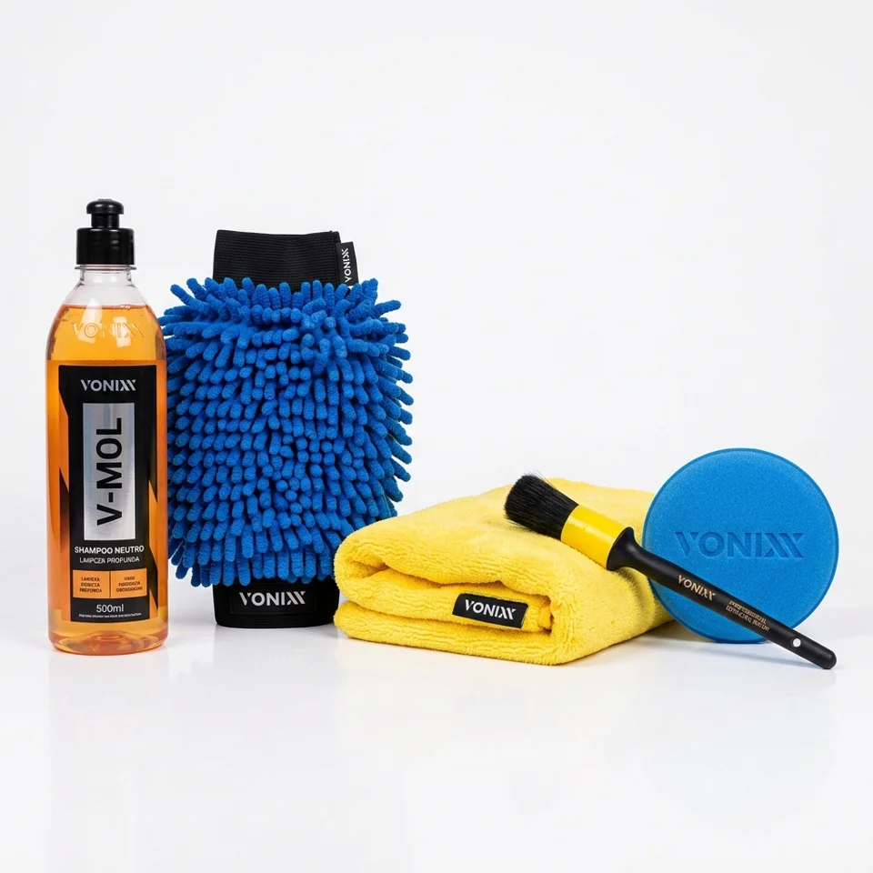 Kit Lavagem Automotiva Vonixx com 5 itens